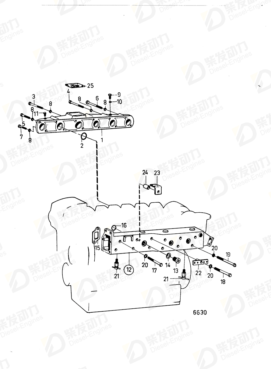 VOLVO Hexagon screw 945749 Drawing